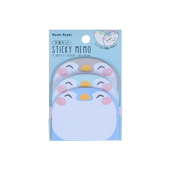 Cartoon Sticky Notes Memo Pads - Kawaii School Supplies