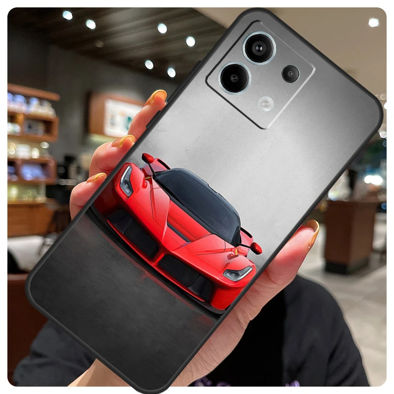 Sleek Sports Car Design Protective Phone Case