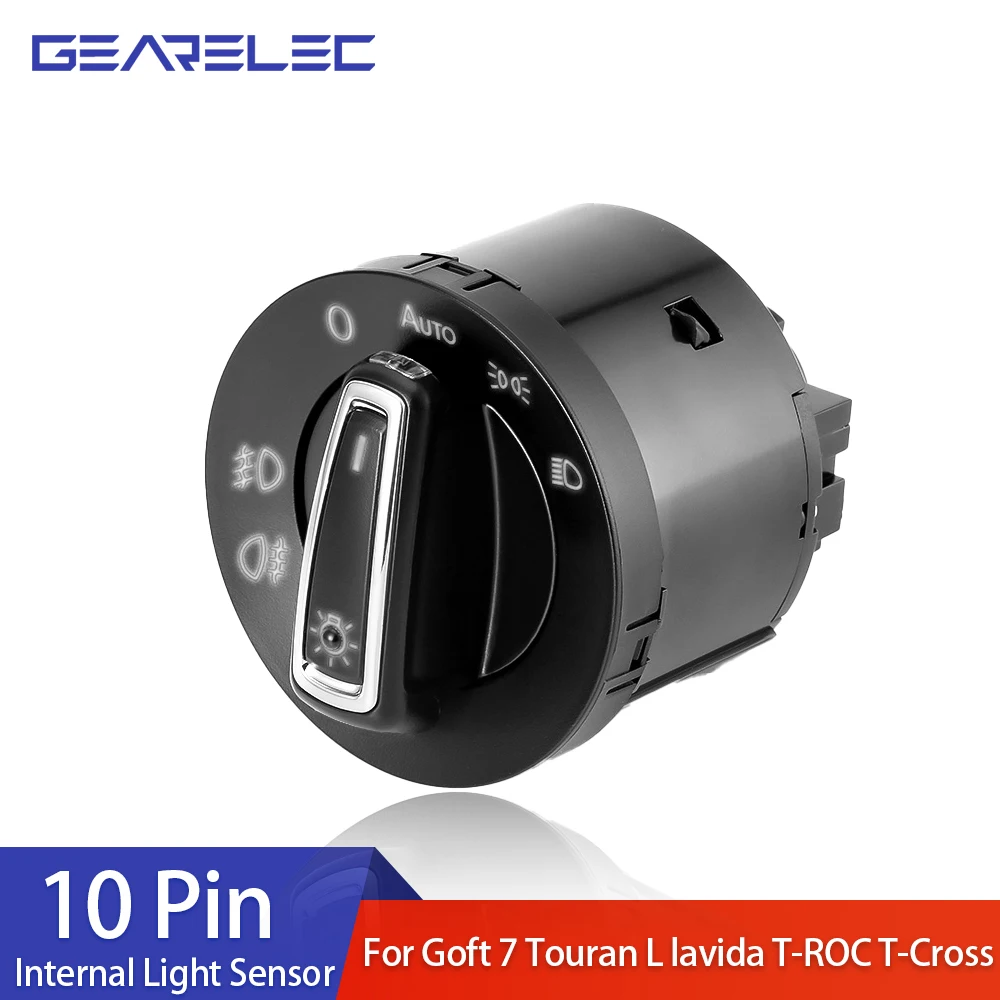 For Vw Auto Headlight Head Lamp Switch Light Sensor Module Upgrade For