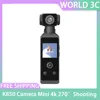 New K850 Camera Mini 4k 270°Shooting 1000mah Battery Abs Waterproof 8 Million Pixel Customized Outdoor Portable Motion Gift 1