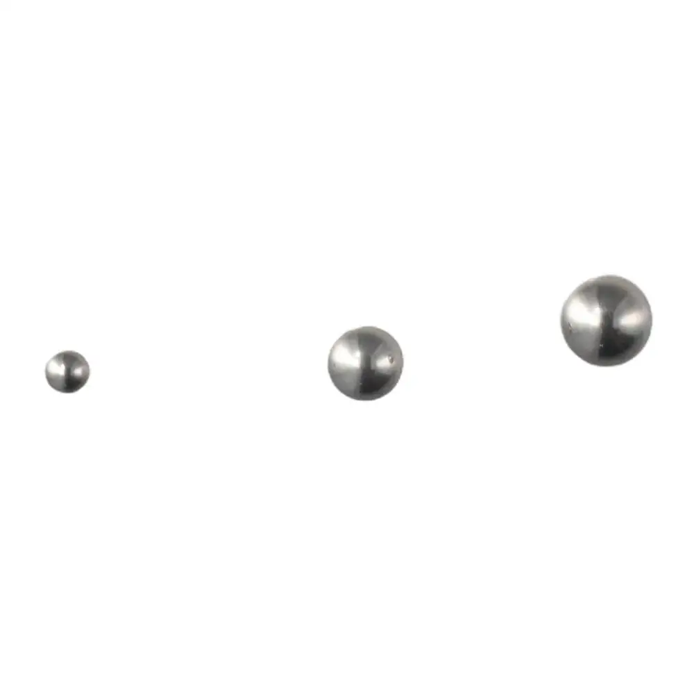50Pcs 304 Stainless Steel High Precision Balls 2.5/3/5/6mm G25 Precision Steel Solid Beads Round Silver Metal Ball