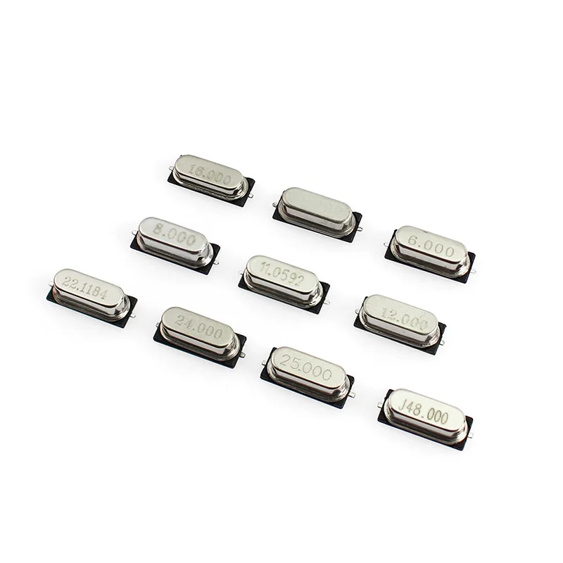10 Value Frequency Oscillator Kit 100-Piece Crystal Oscillator