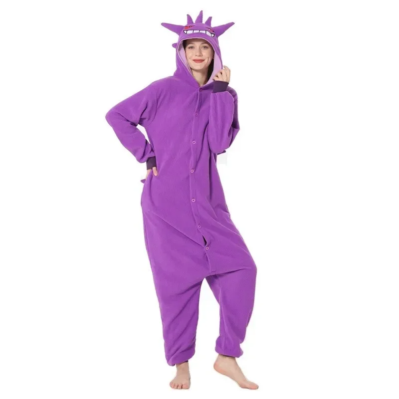 TAKARA TOMY Adult Gengar Kigurumi Cosplay Costume Onesie Men and