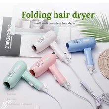 

New 1000W Travel Folding Hair Dryer Energy Saving Portable Negative Ion Hair Dryer Water Ion Hair Care Professional Quick-drying