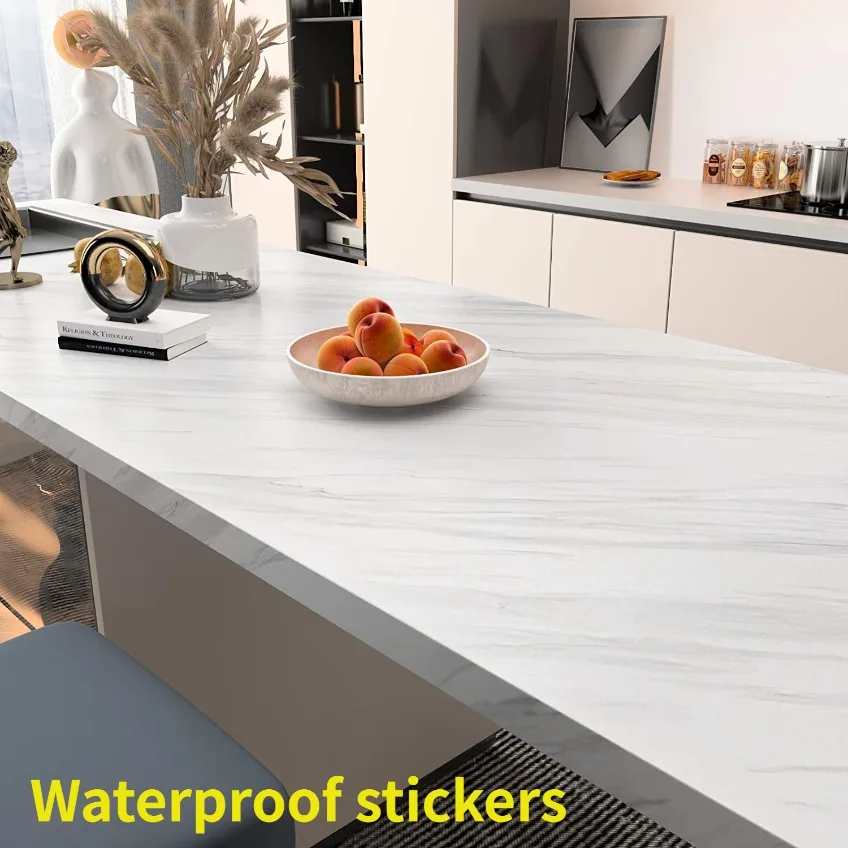 TabletopRenovationStickersWaterproofMarbleWallpaperSelfAdhesive