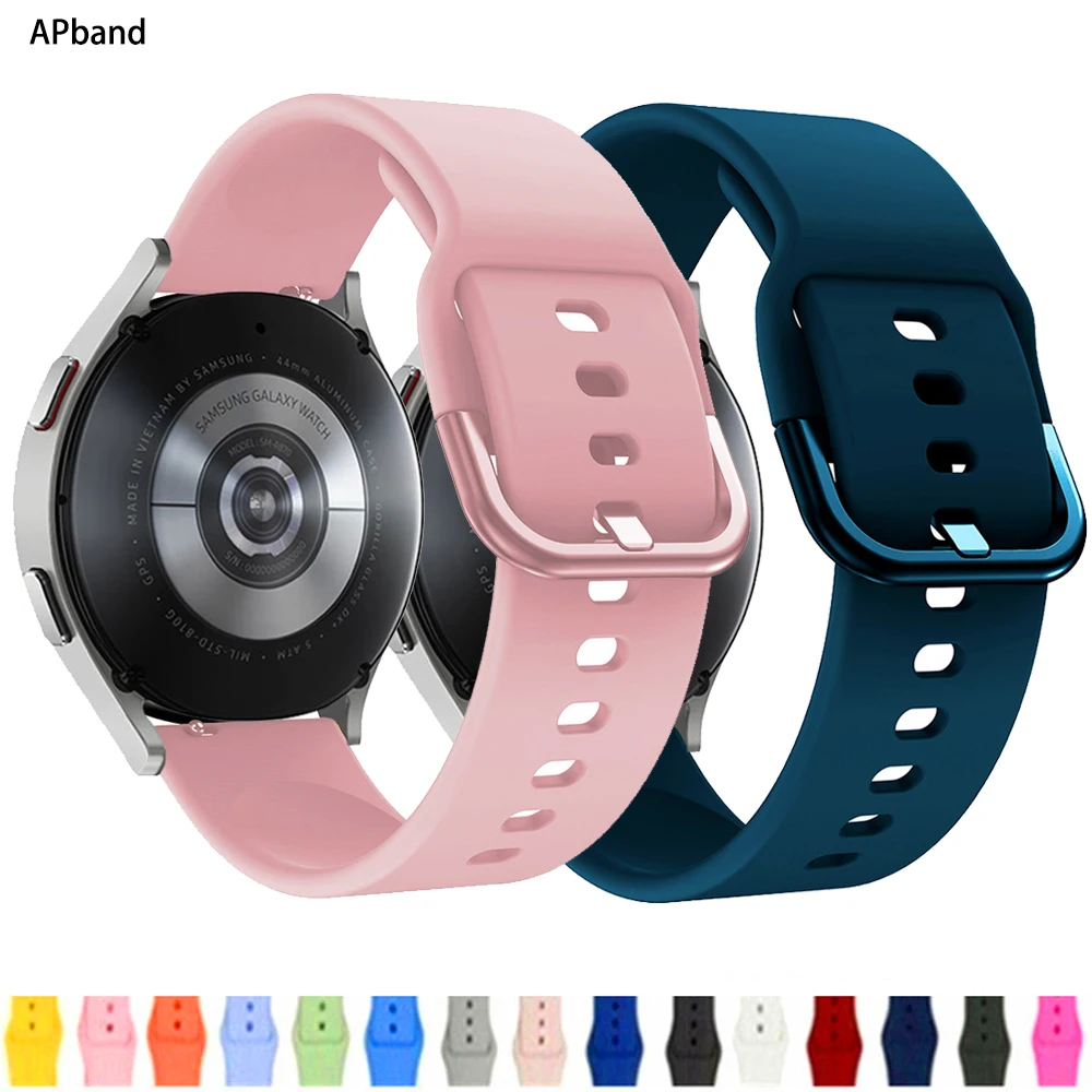 22mm 20mm Strap For Samsung galaxy watch 6/5/pro/4 44 40mm Active 2 Band Gear 3 sport bracelet samsung Galaxy Watch 4 46mm 42mm