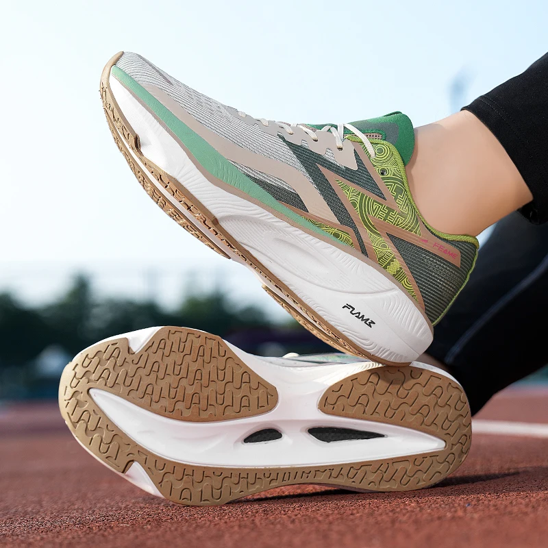Men Sports Running Shoes Marathon Breathable Lightweight Women's Comfortable Athletic Nonskid Sneakers_vogvips.com
