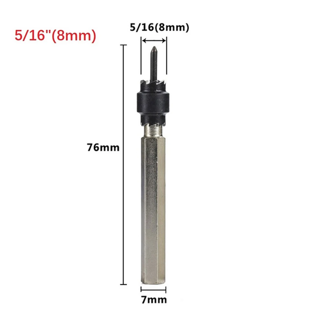 

Metal Point Drilling Spot Weld Drill Bit Ouble Side Carbide Tip Power Tools Stainless Metal Hole Drilling 5/16\"(8mm)
