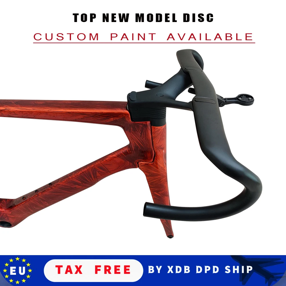 2023 T1000 UD Carbon Road Bike Frame Disc Brake Cycling Bicycle