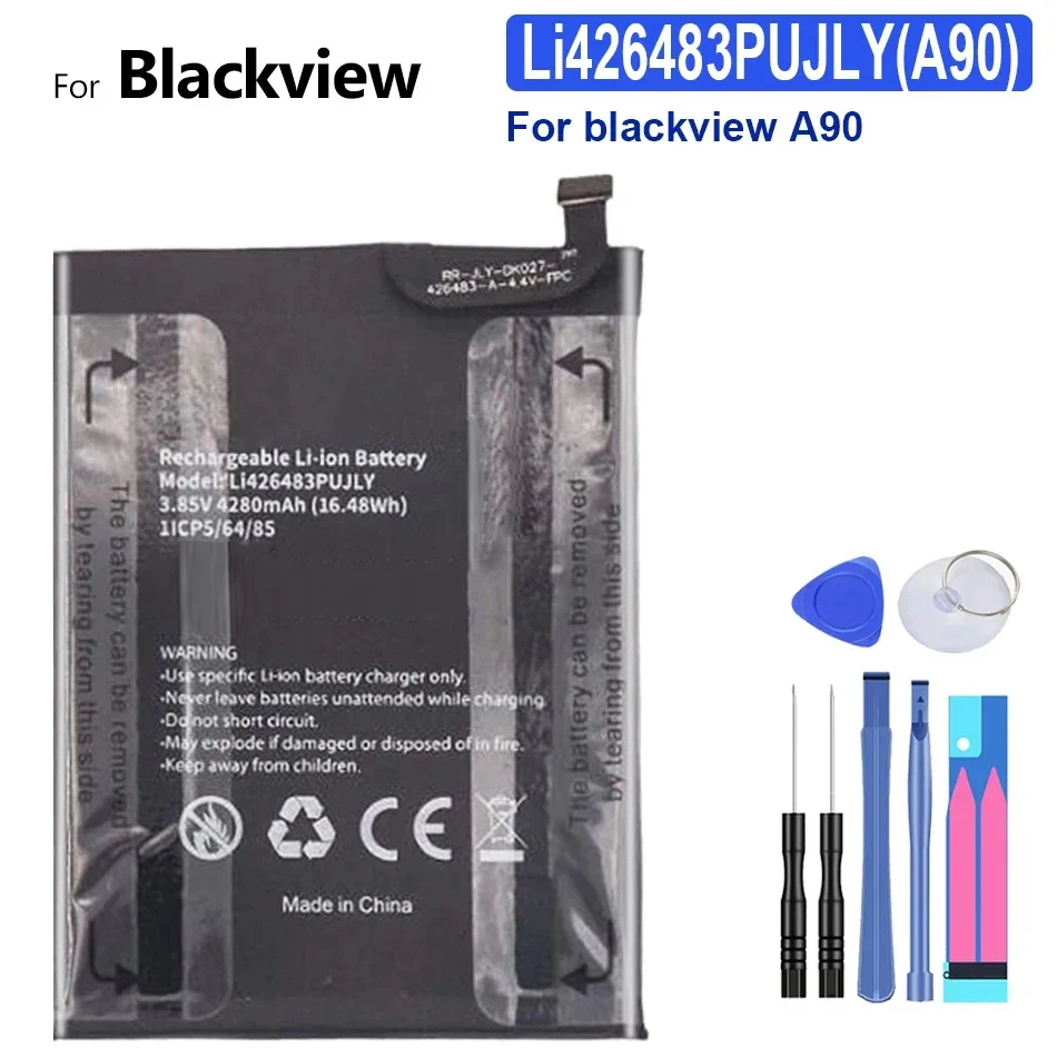 

Li426483PUJLY Mobile Phone Battery, 4280mAh, for Blackview A90
