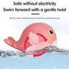 1/3Pcs Baby Bath Toys Pool Beach Classic Chain Clockwork Water Toy Bathing Cute Dolphin For Kids Water Playing Fun Toys Gift 3