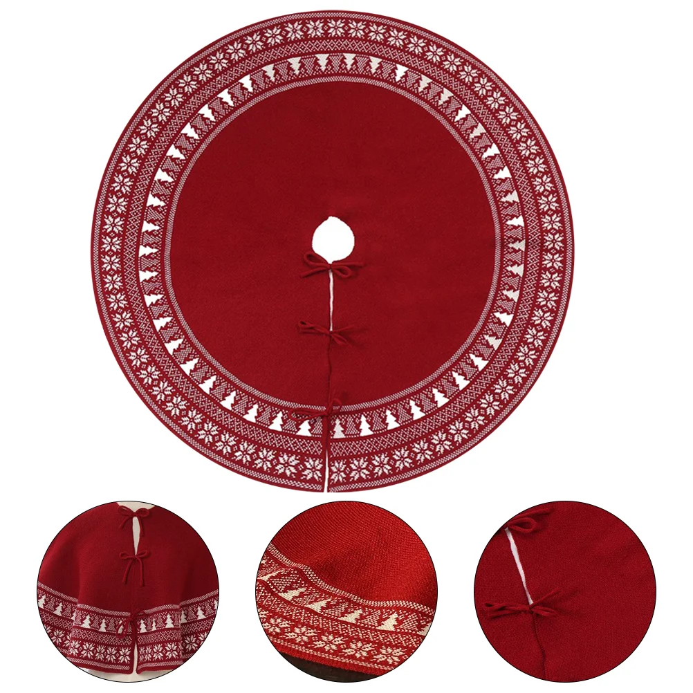 

92/122 см юбка на рождественскую елку, трикотажный ранцевый коврик, Рождественское украшение на рождественскую елку, Новогоднее украшение для дома