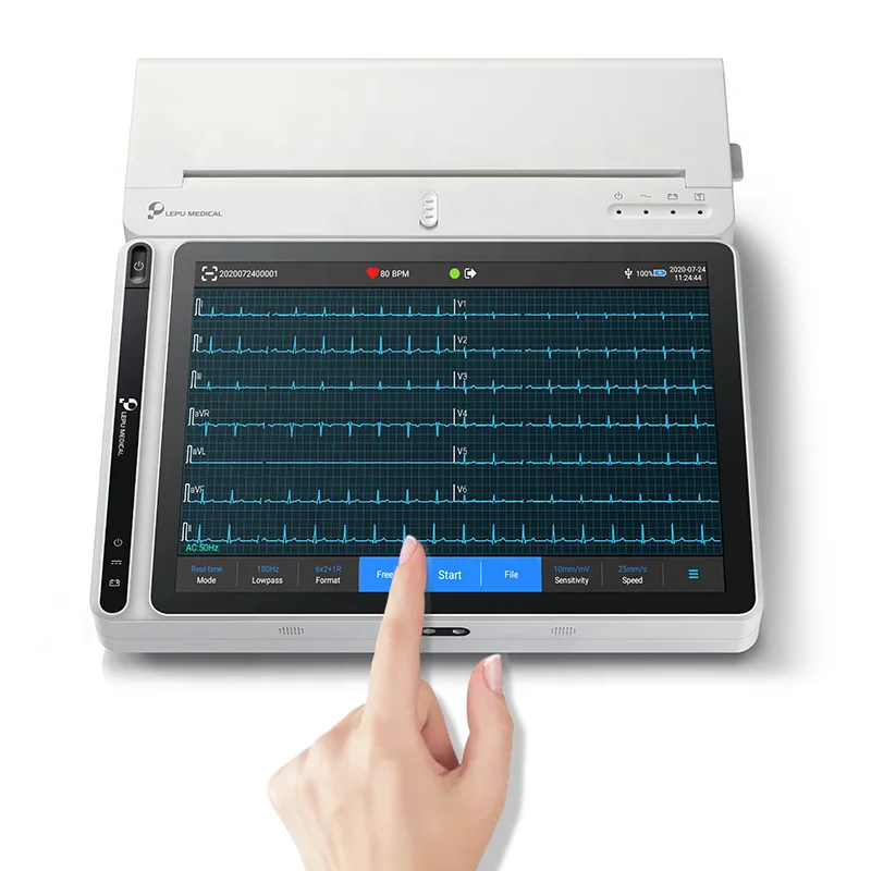 

LEPU NEOECG AI ECG Tablet Recorder Equipment Hospital Medical Device Electronic Portable Electrocardiograph 12 channel