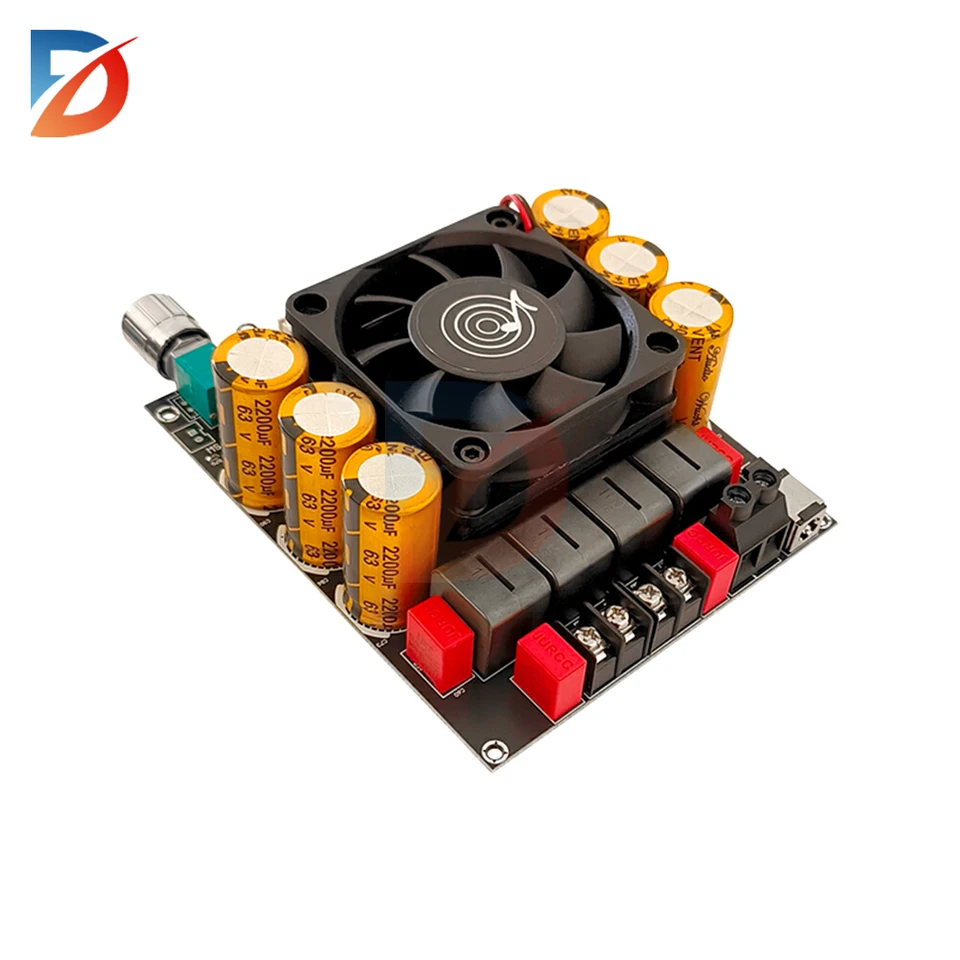 1200W Speaker 2.0 stereo power amplifier board ZK-6002 pure post