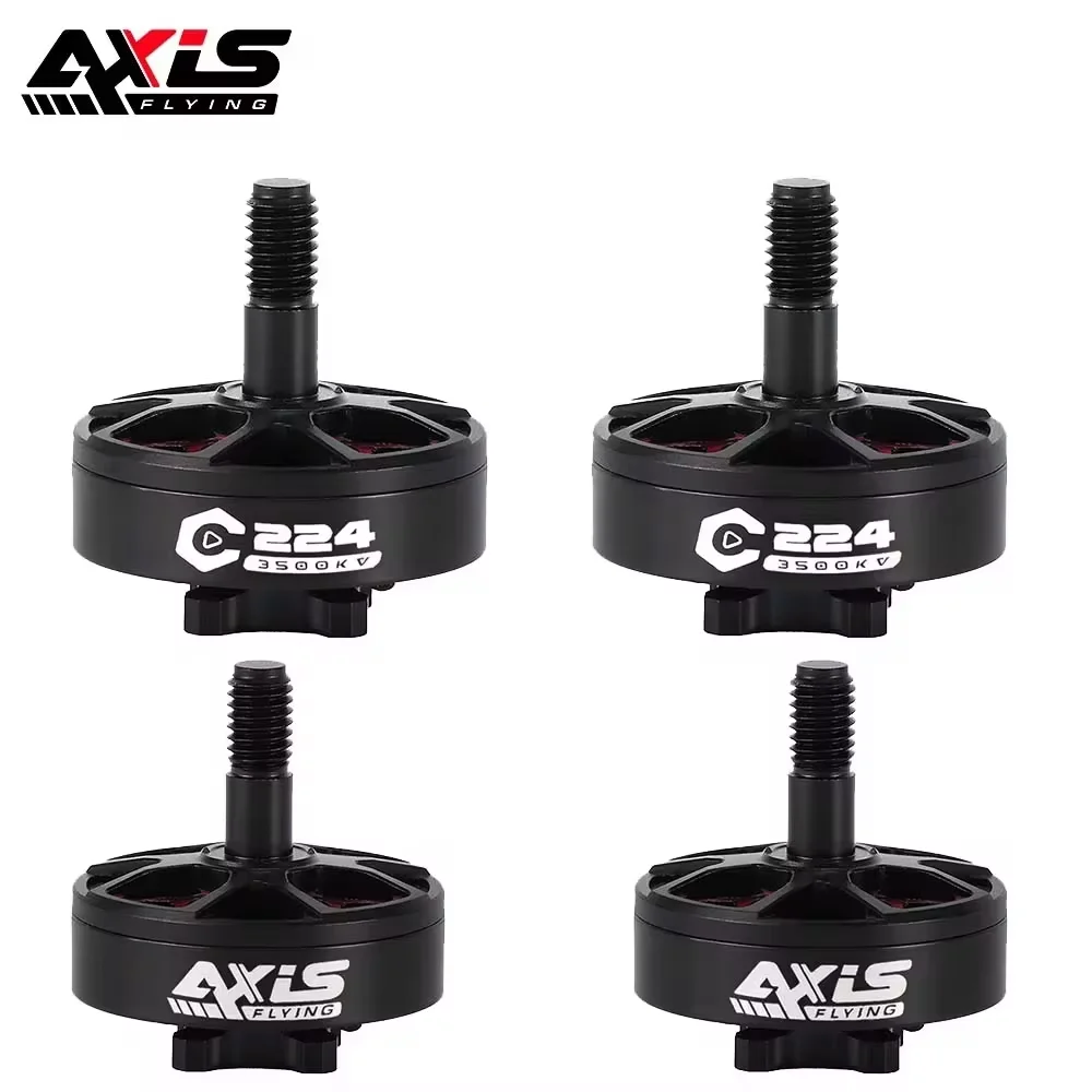 Axisflying FPV Brushless Motor C224 2204.5 1900KV/2300KV/2750KV/3500KV for 3.5inch Cinewhoop and Cinematic Drone