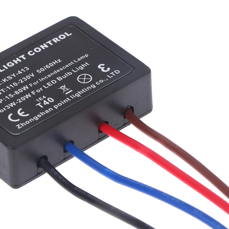 Description Picture 6 of itemAC110-230V Touch Light Switch Table Lamp Dimmer Control Module Sensor Touch Switch Compatible With Incandescent Lamps LED Sconce