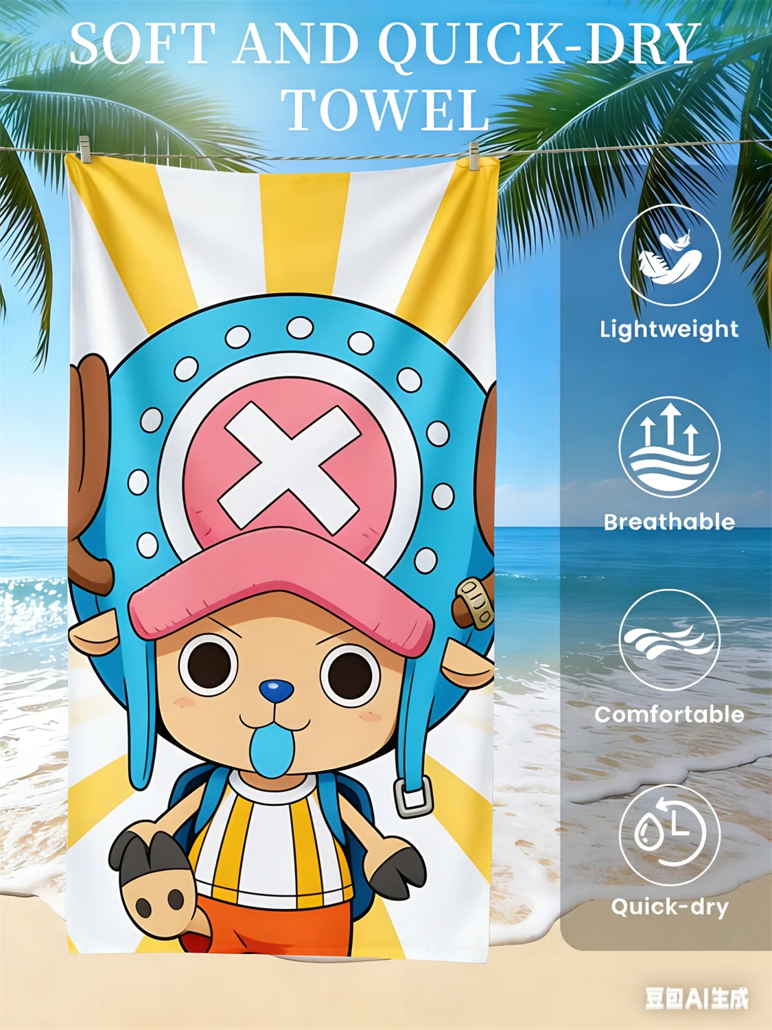 One Piece Pirate Themed PTTT0704 Beach Towel 5 - One Piece Store Sc06679ea2fd44b7f980df9413e3c41b4z - One Piece Store