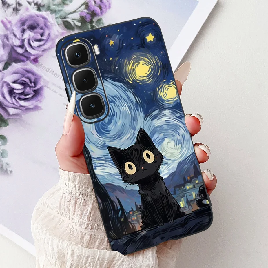 Cute Painted Soft Silicone Phone Case Cover for Infinix Hot 60 Series