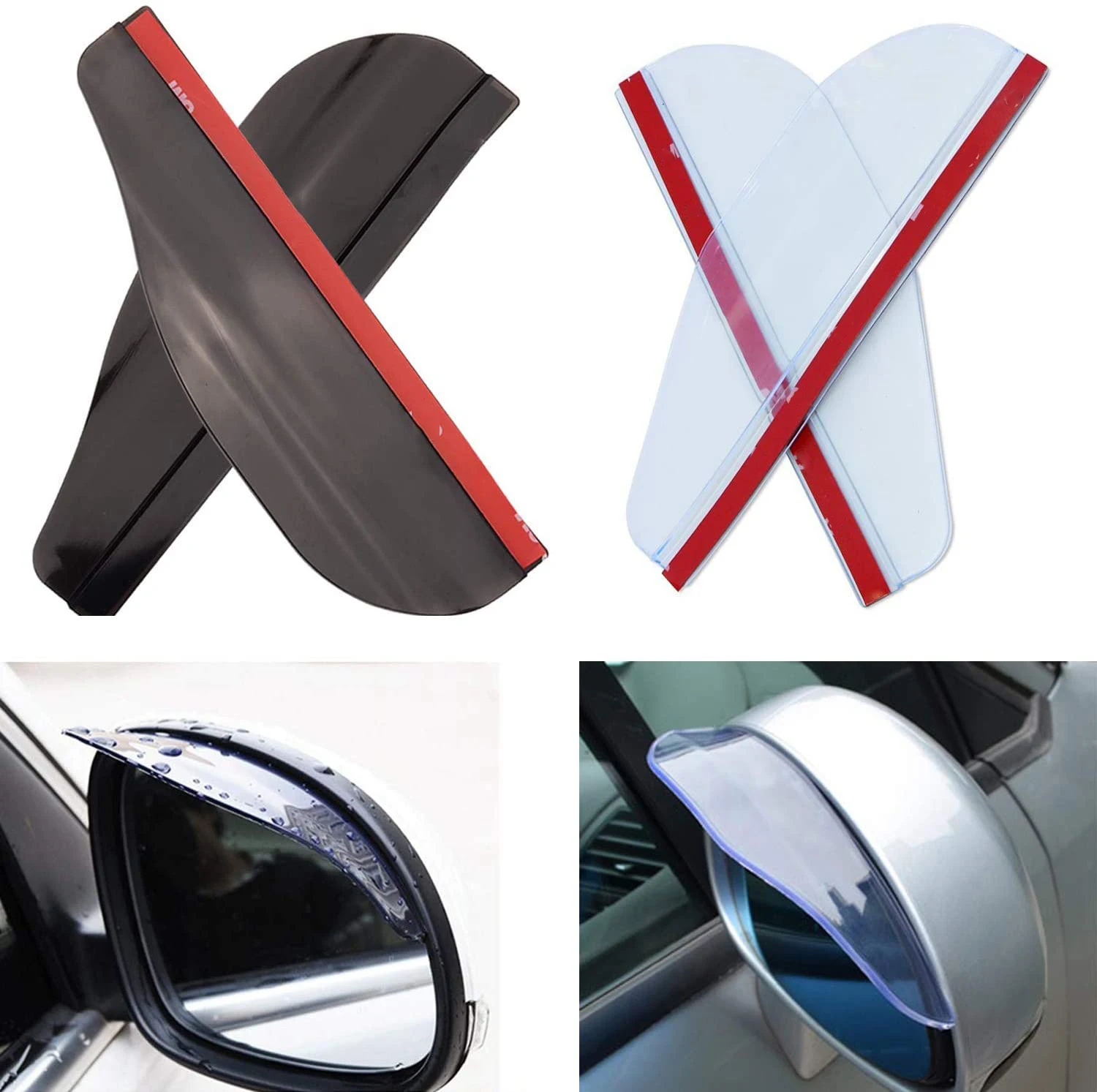Hot Car-Cover Copertura Specchietto Retrovisore Adesivo Specchietto Retrovisore Auto Visiera Pioggia Per Skoda Octavia Per Honda Audi Bens Toyota