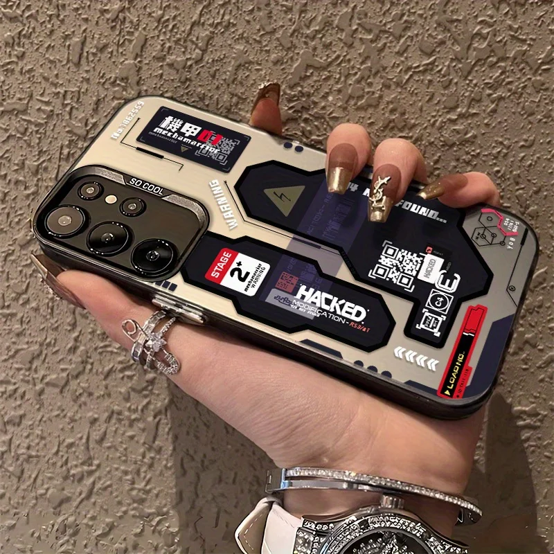 Hacker Creative Mecha Phone Case - Sleek and Durable Design