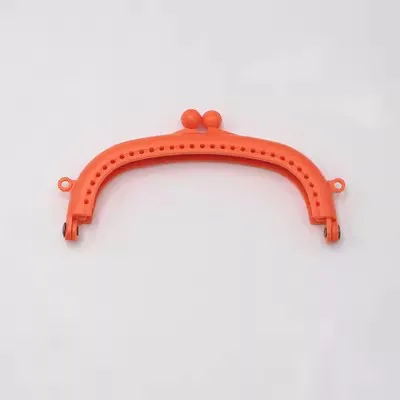 10.5CM Multicolor Macaron Arc Shape Plastic Purse Frame DIY Coin Purse Bag Accessories 5Pcs