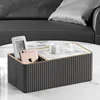 Tissue Box, Living Room Paper Drawer, Desktop Multifunctional Remote Control Storage Box 2