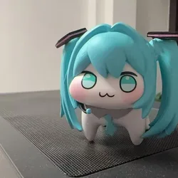 Doro Hatsune Miku Kawaii PVC Anime Action Figure - Cute Cartoon Desktop Decoration Toy Doll Gift (Hatsune Miku)