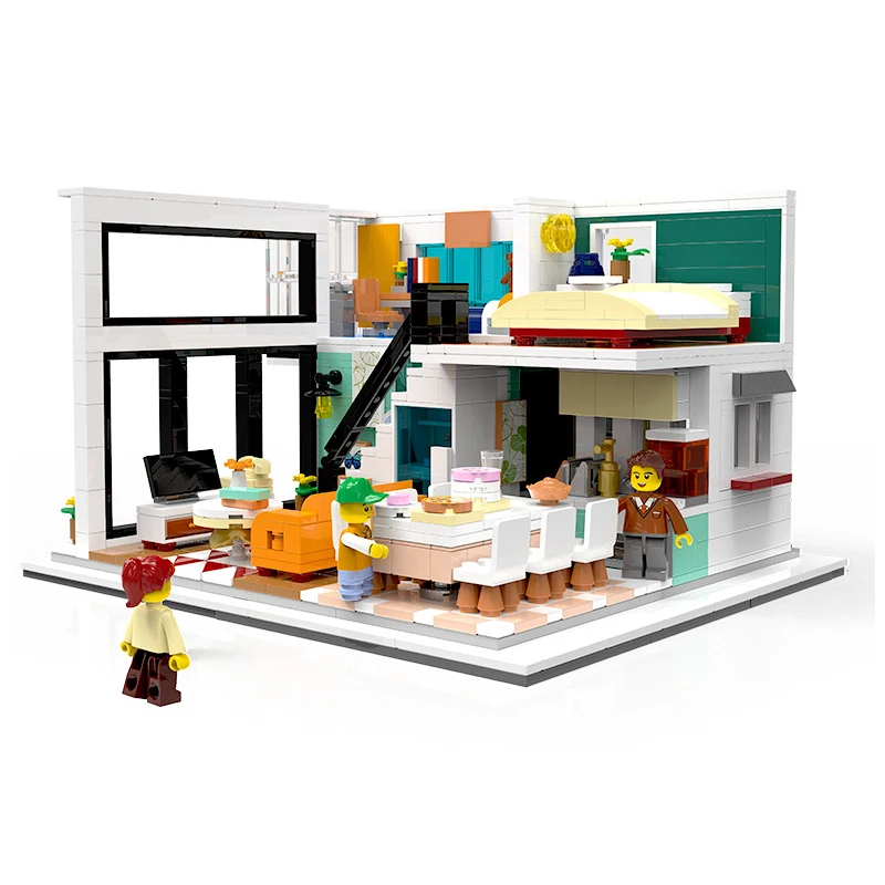 

Конструктор MOC для всей семьи, аниме шпион X, семейная мечта, гостиная, набор строительных блоков, кирпичи, Мультяшные подарки, детские игрушки