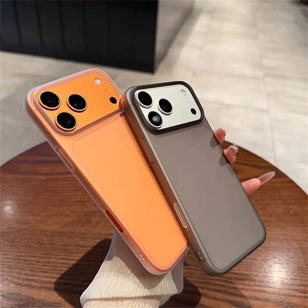 Ultra Thin Matte Frosted Phone Case - Slim Transparent HD Hard Cover