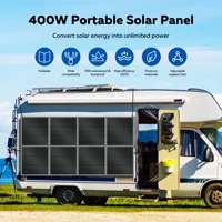 Panneau solaire CTOLITY SP400N 400W, charge USB Type C, portable, pliable, 41V, pour la pêche, le stockage d'énergie domestique, le camping-car, les voyages, le camping 5