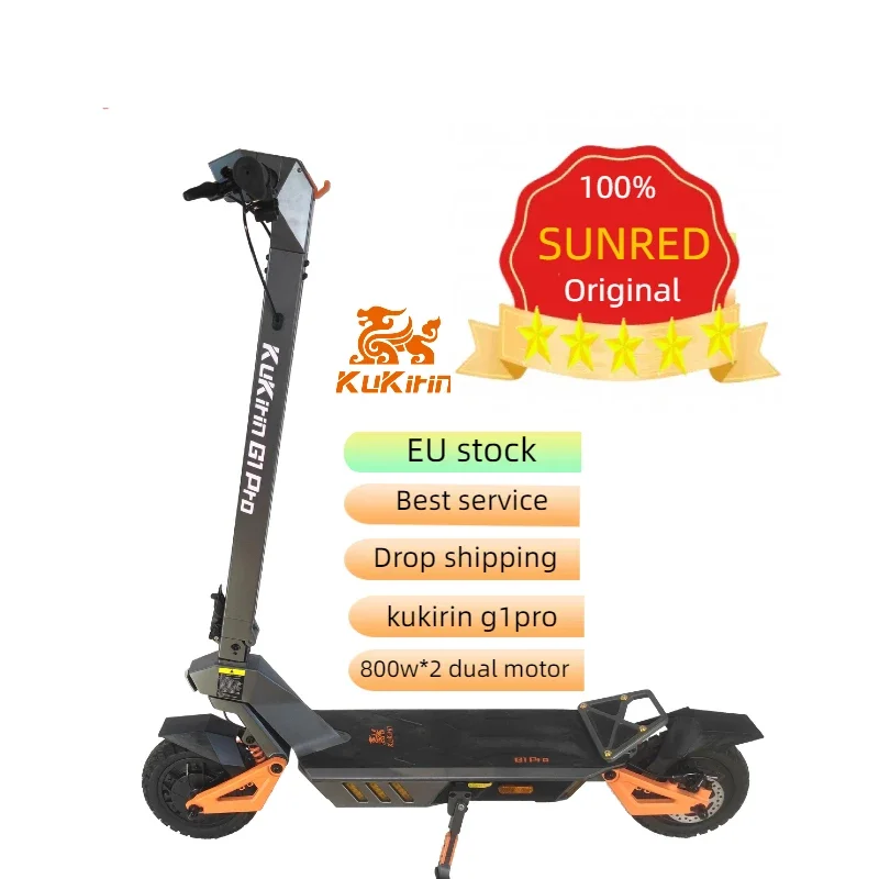 Top Quality Fashional KUKIRIN G1 pro Traveling 1600w super large battery electric scooters dual motor