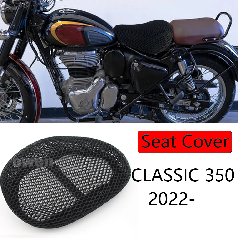 Coprisedile Moto Per Royal Enfield Classic 350 Seat Protect Cushion Coprisedile In Rete 3D Classic 350 2022-2023