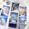 6 style 80mm * 200cm/roll multiple scene drawings Tearable Washi tape DIY handmade material scrapbook background decoration 5