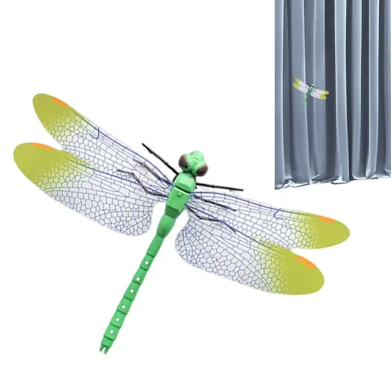 

Outdoor Fly Repeller Portable Realistic Fly Trap Dragonfly Shape Safe Gnat Catcher Fly Repeller For Camping Climbing Fishing