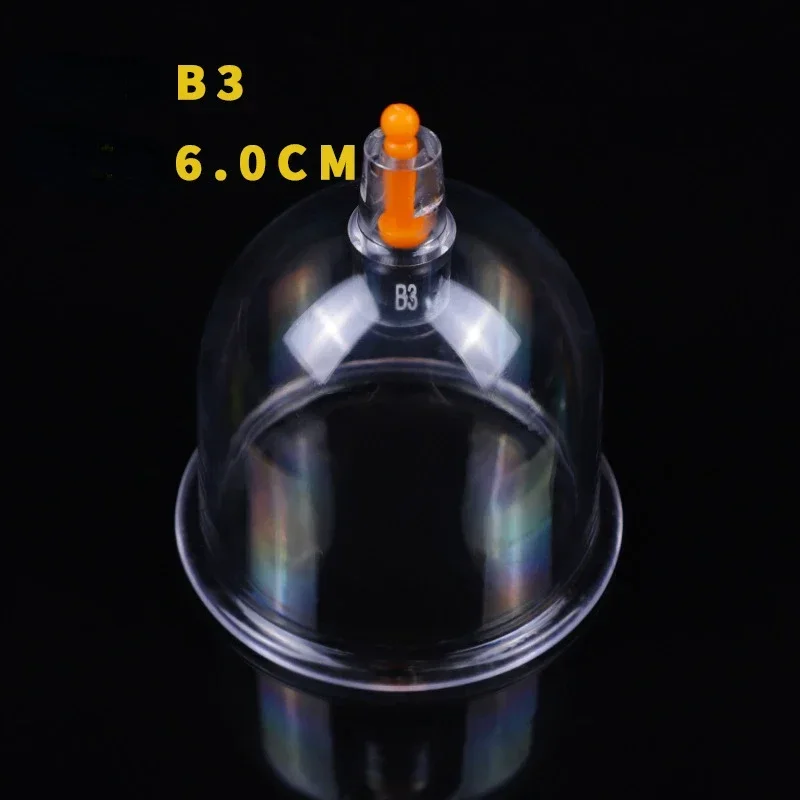 1pc Vacuum Cupping Massage Jar Cans Chinese Medicine Physiotherapy Anti-Cellulite Suction Cups Body Massager Healthy Care 3