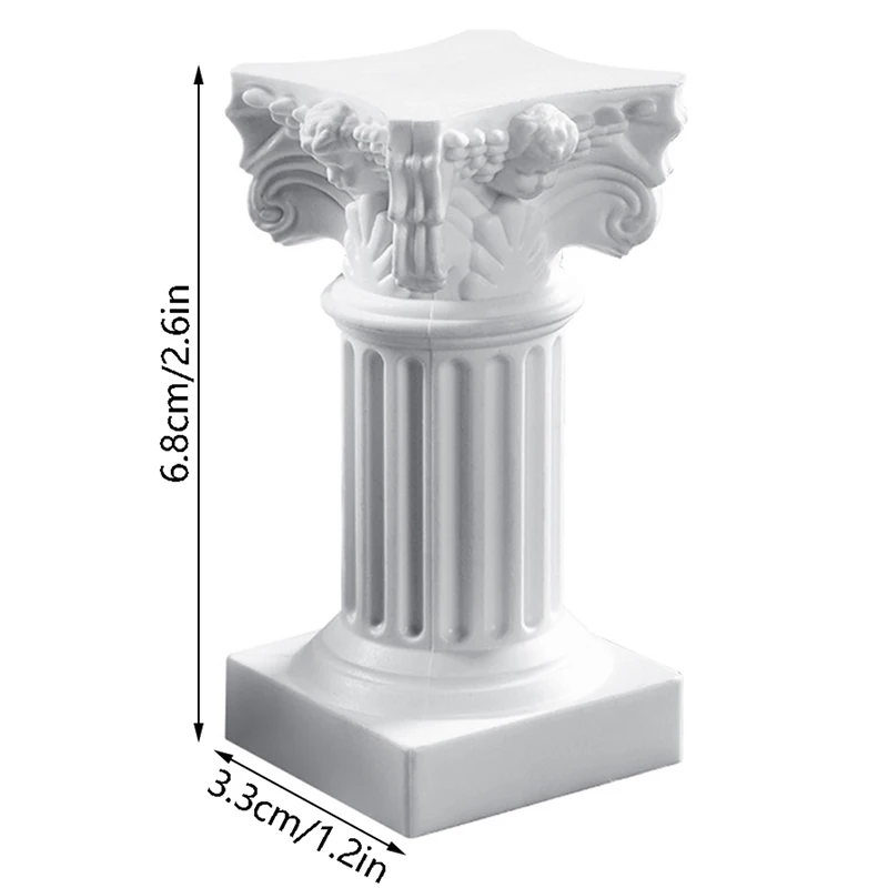 Römische Säule griechische Säule Statue Sockel Kerzenhalter stehen Figur Skulptur Innen haus Esszimmer Garten Landschaft Dekor – Detail 8