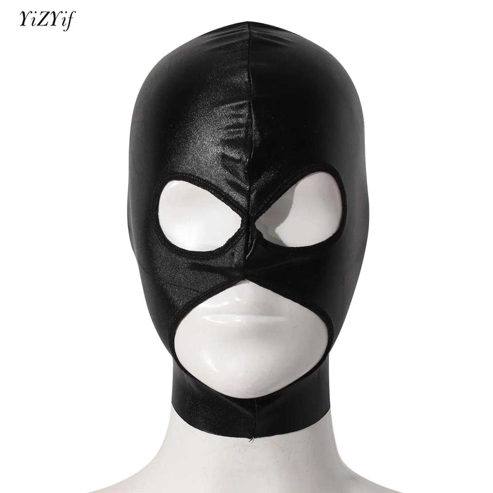 

HOT Adult Balaclava Mask Full Cover Headgear Breathing Cutout Face Mask Full Hoods Props Nightclub Halloween Masquerade Clubwear