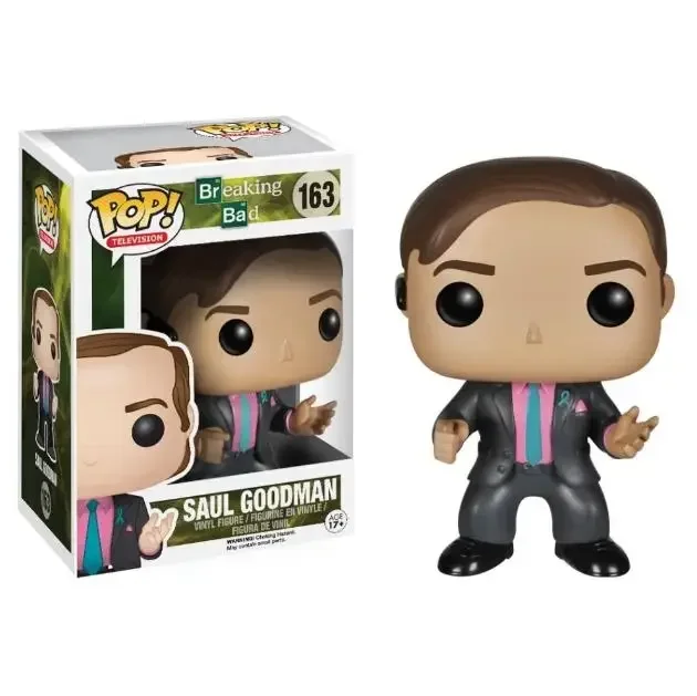 thumbnail image 4 of FUNKO POP Televisión Breaking Bad GUS FRING 167 SAUL GOODMAN 163 Walter 160 MIKE 165 Jesse Pinkman 161 Figuras de vinilo Modelo Juguetes, 4 of 5