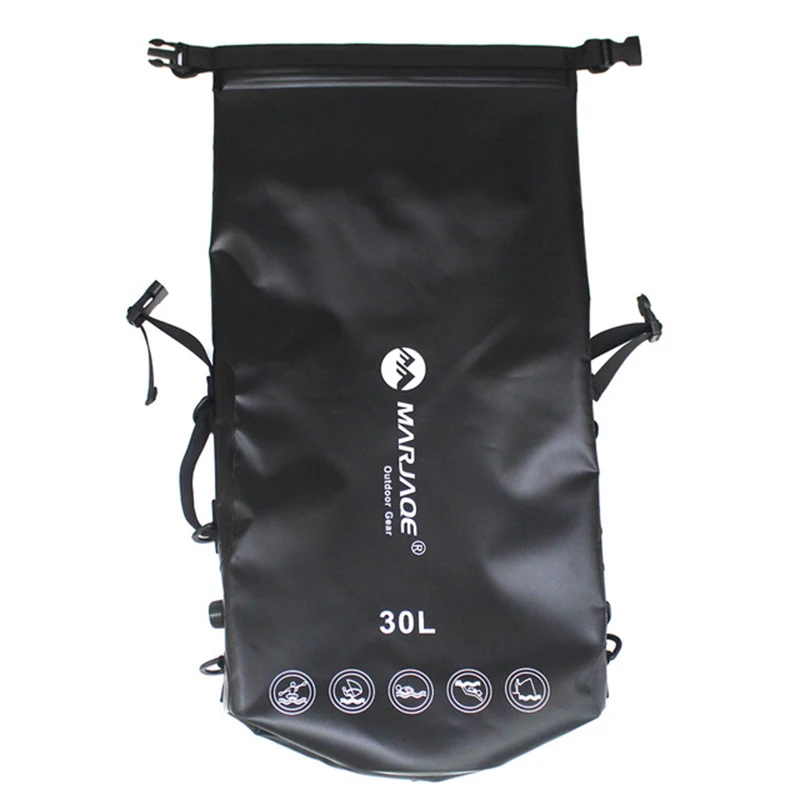 30L Waterproof Dry Bag Diving Swimming Pouch Sports Drifting Bag Fully Airtight PVC Kayak Paddle Bag Beach Float Underwater Bag