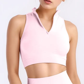 Brassière de Sport Push-Up Zip - Maintien Élevé