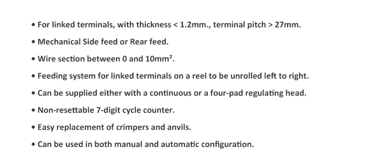 Universal Crimping Machine JH-09H029 Compatible with KOMAX/AMP/MECAL Dies for 0.