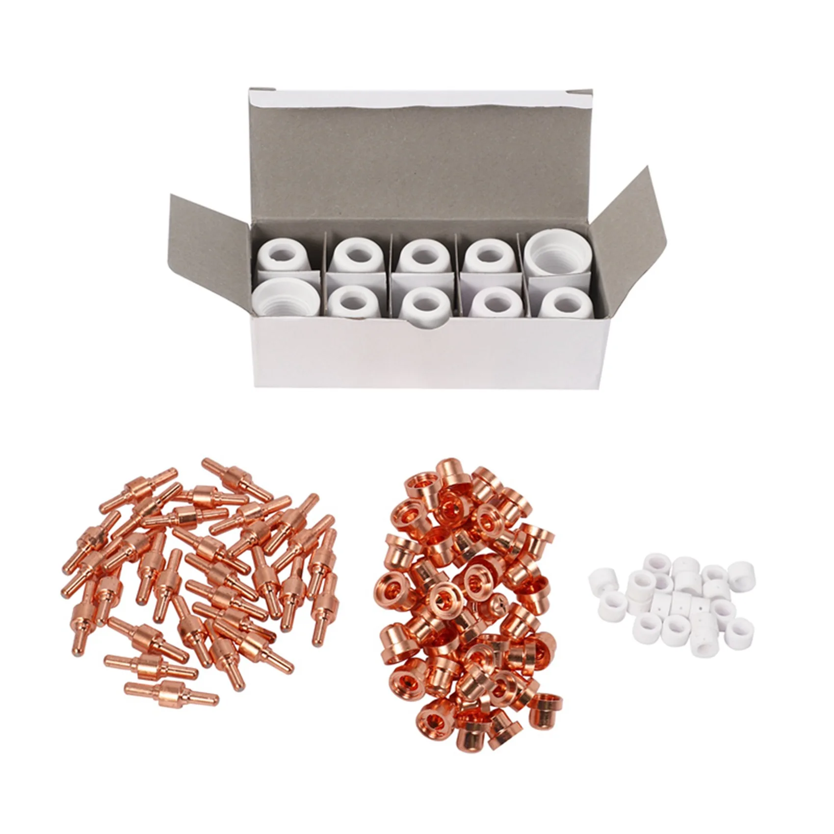 30 Pezzi Consumabili Per Taglio Plasma - Elettrodi, Ugelli E Anelli Per CUT30 CUT40 CUT50 CT416 CT520 - Accessori Compatibili