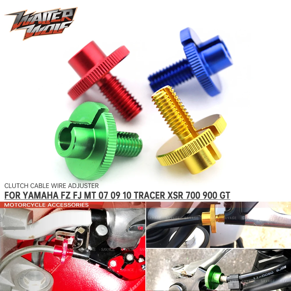 2021 Clutch Cable Wire Adjuster For YAMAHA MT 07 MT07 MT09 FZ 07 09 10 XSR TRACER SCR 950 700
