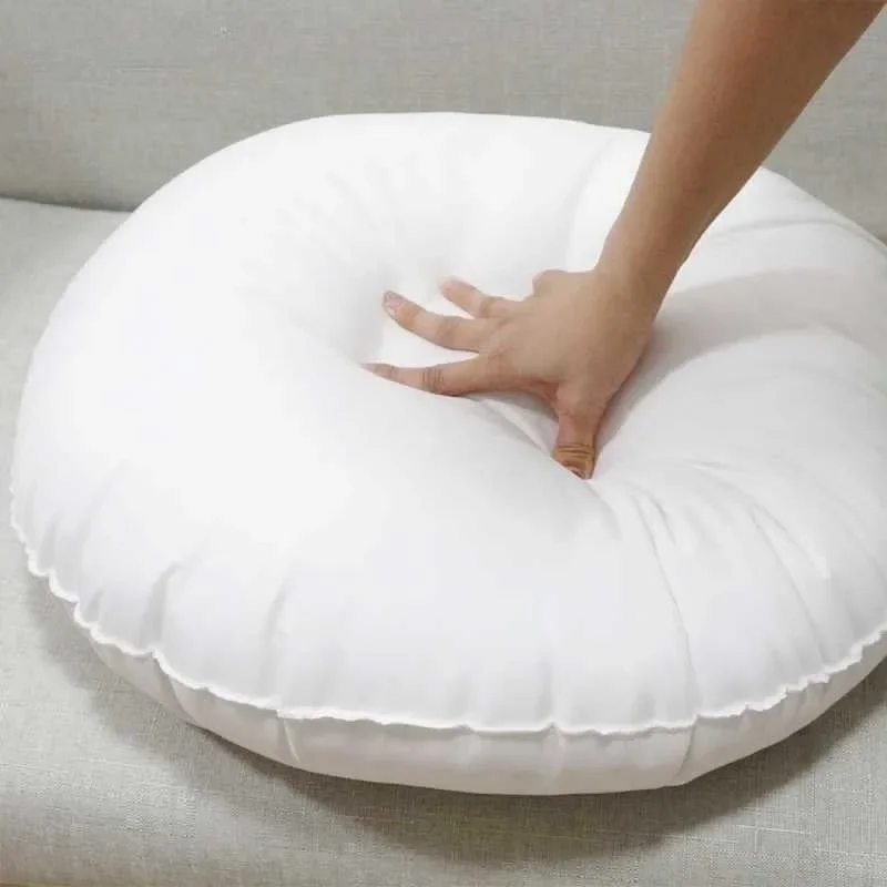 Round Pillow Core 45*45/40*40/50*50cm Home Solid Cushion Core Head Waist Pillow Inner PP Cotton Filler Cushion Filling Cojines 3