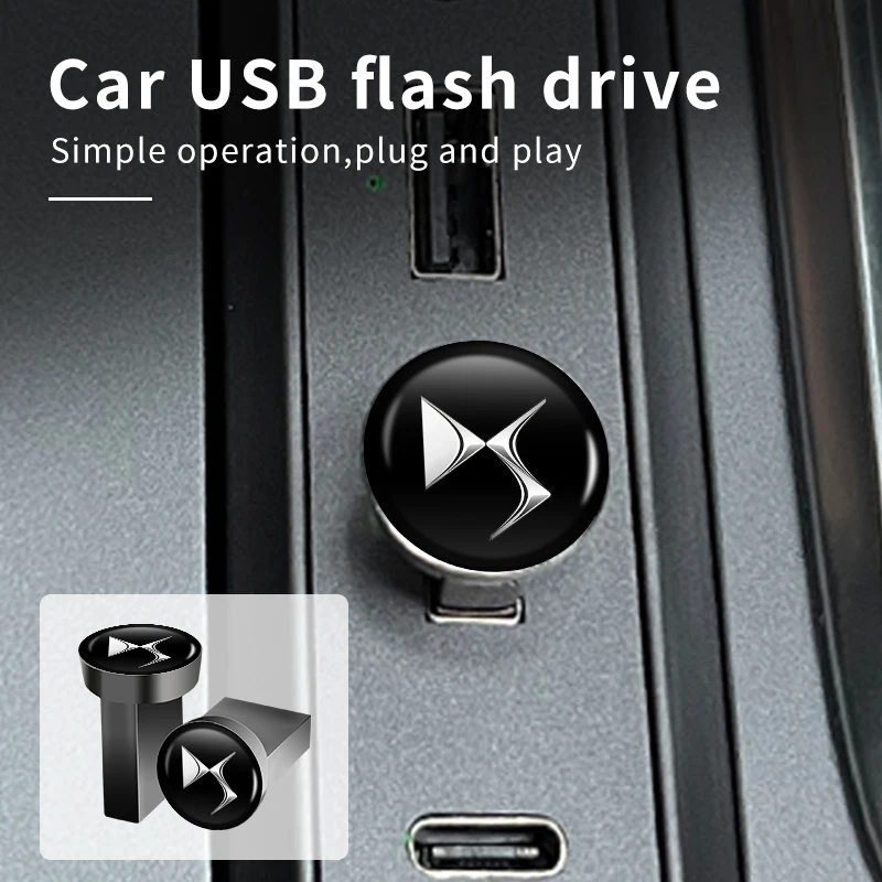 Car Music U Disk Usb Flash Driver Storage Memory Stick Per Ds Spirit Ds3 Ds4 Ds4S Ds5 5Ls Ds6 Ds7 Ds9 Wild Rubis E-Tense Divined