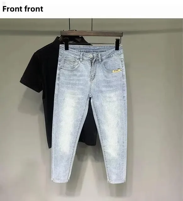 Pantalones Casuales Finos De Verano Para Hombre Pantalones De