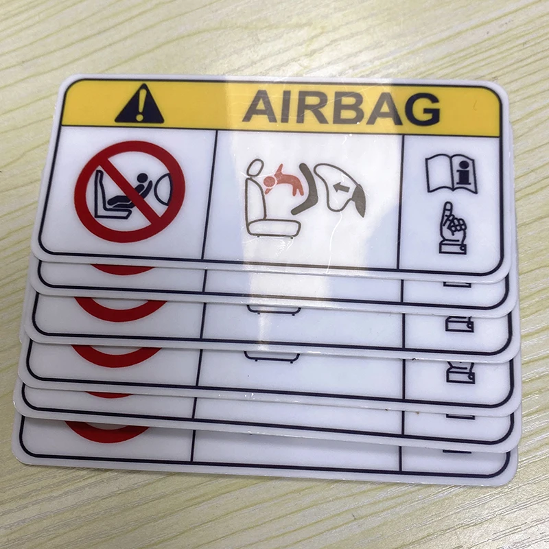 41708D# Airbag Car Stickers Waterproof Vinyl Decal Car Accessories Pegatinas Para Coche DIY Styling