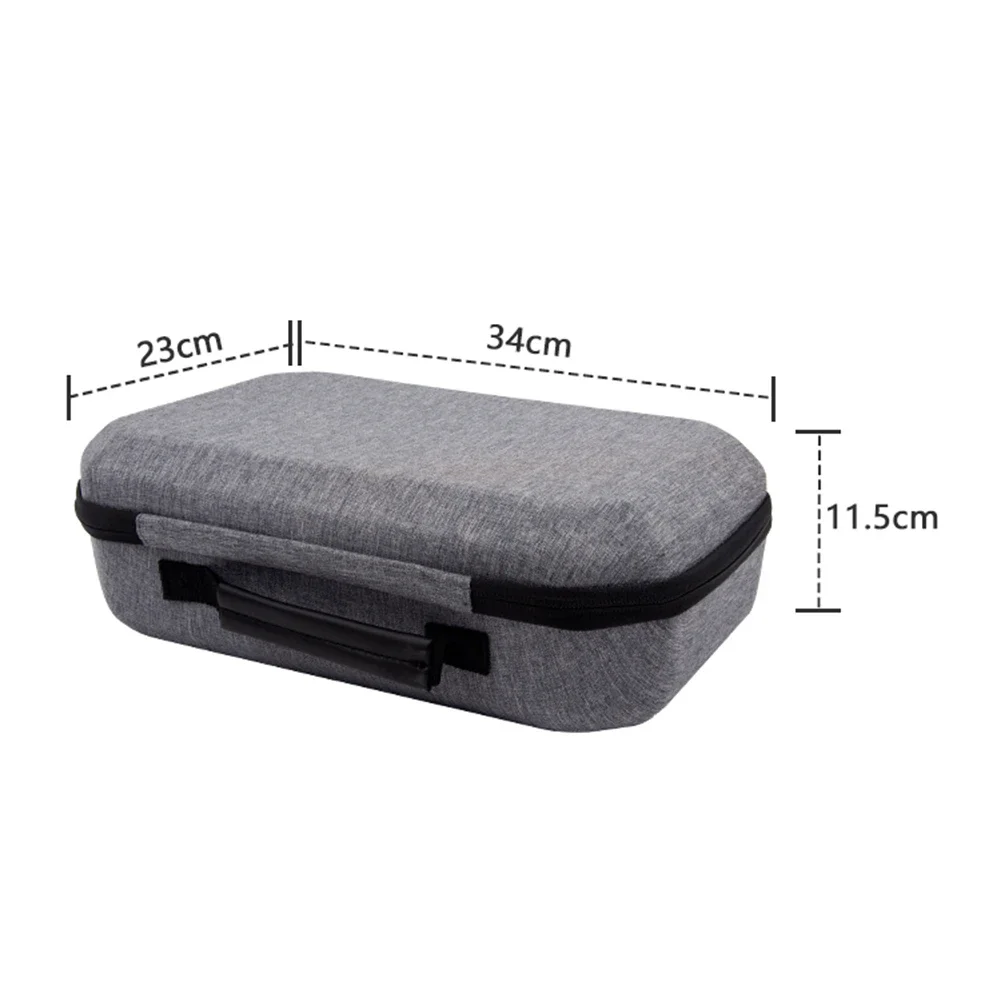 Carrying Case with Lens Cover Waterproof Hardshell Case Shockproof Mesh Pocket For Meta Quest 3 VR Headset Game Controller