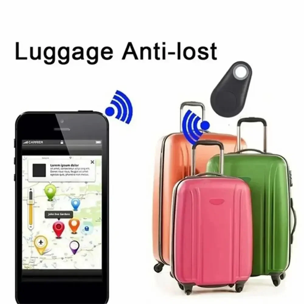 Bluetooth Tracker Mini Fashion Smart Pets Anti Lost Alarm Wireless Child Bag Key Finder Locator Reminder Selfie Shutter Control