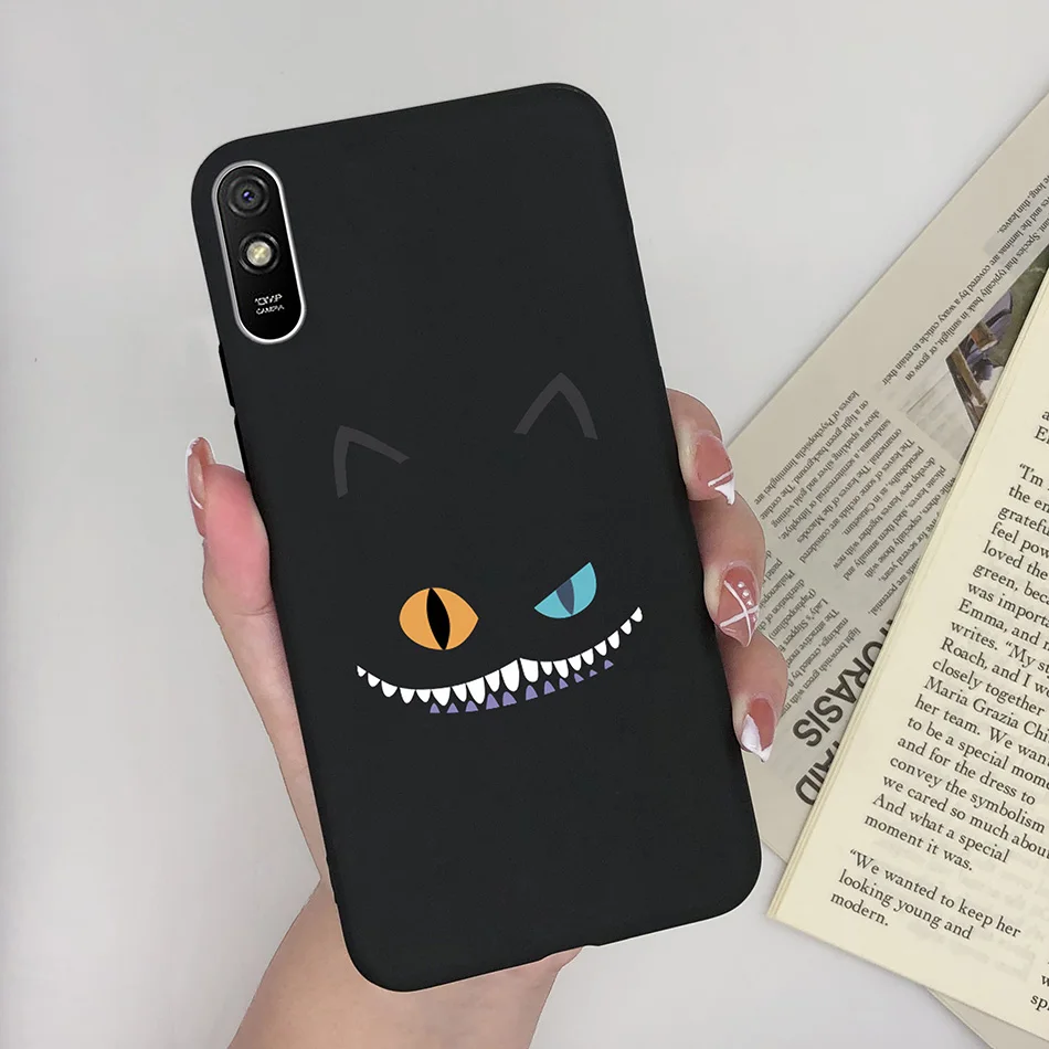 Fashionable Butterfly Heart Pattern Silicon Phone Cover for Xiaomi Redmi 9 Series